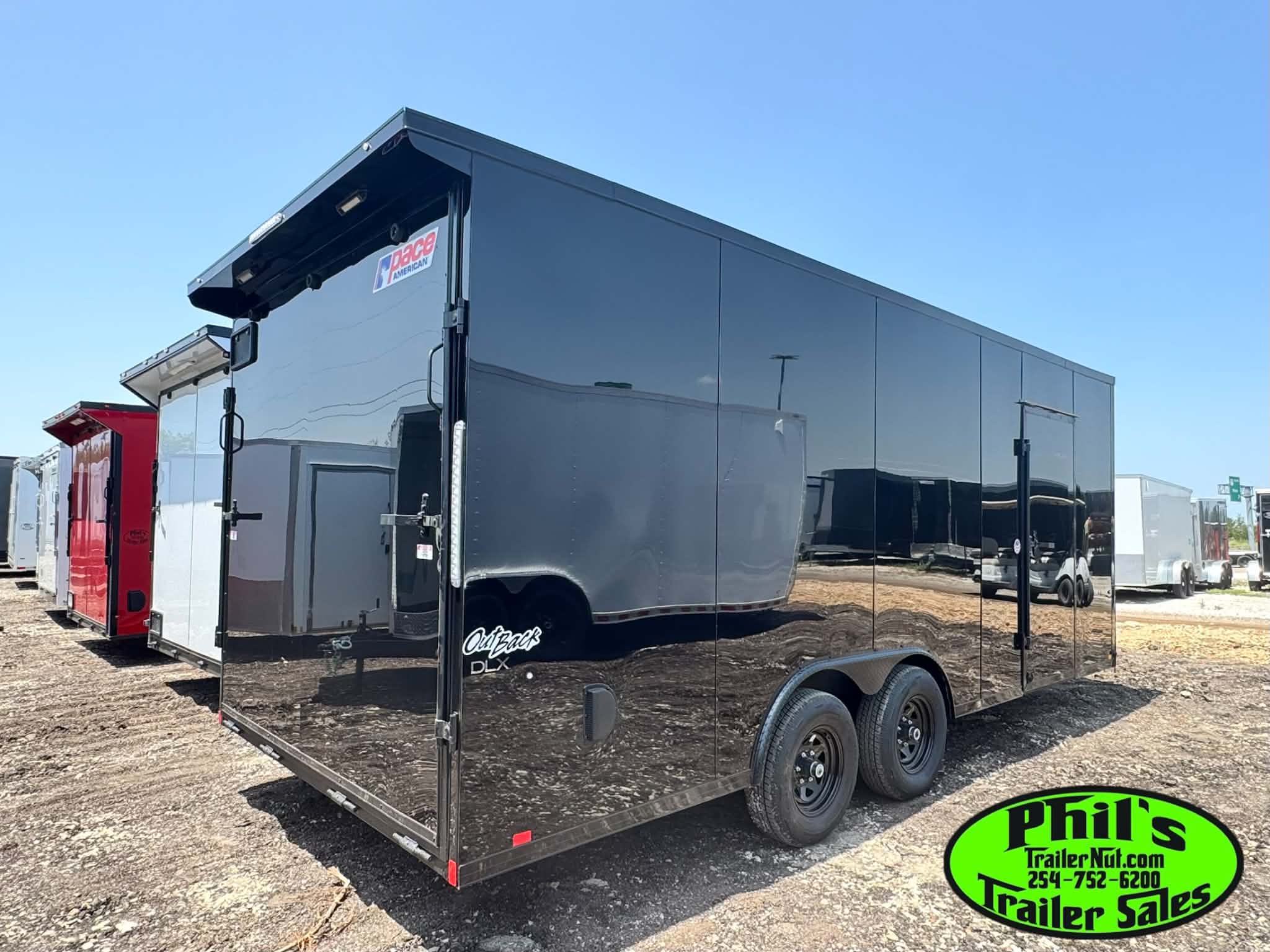 Pace American 8.5X20 Cargo / Enclosed Trailer REAR WING & UPGRADED .080 SCREWLESS EXTERIOR
