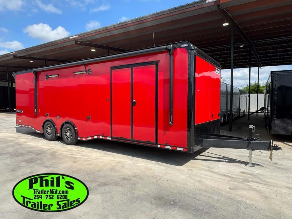 Haulmark NEW 8.5X28 EDGE PRO ENCLOSED CAR RACE TRAILER HAULER ELECTRIC AWNING Car / Racing Trailer