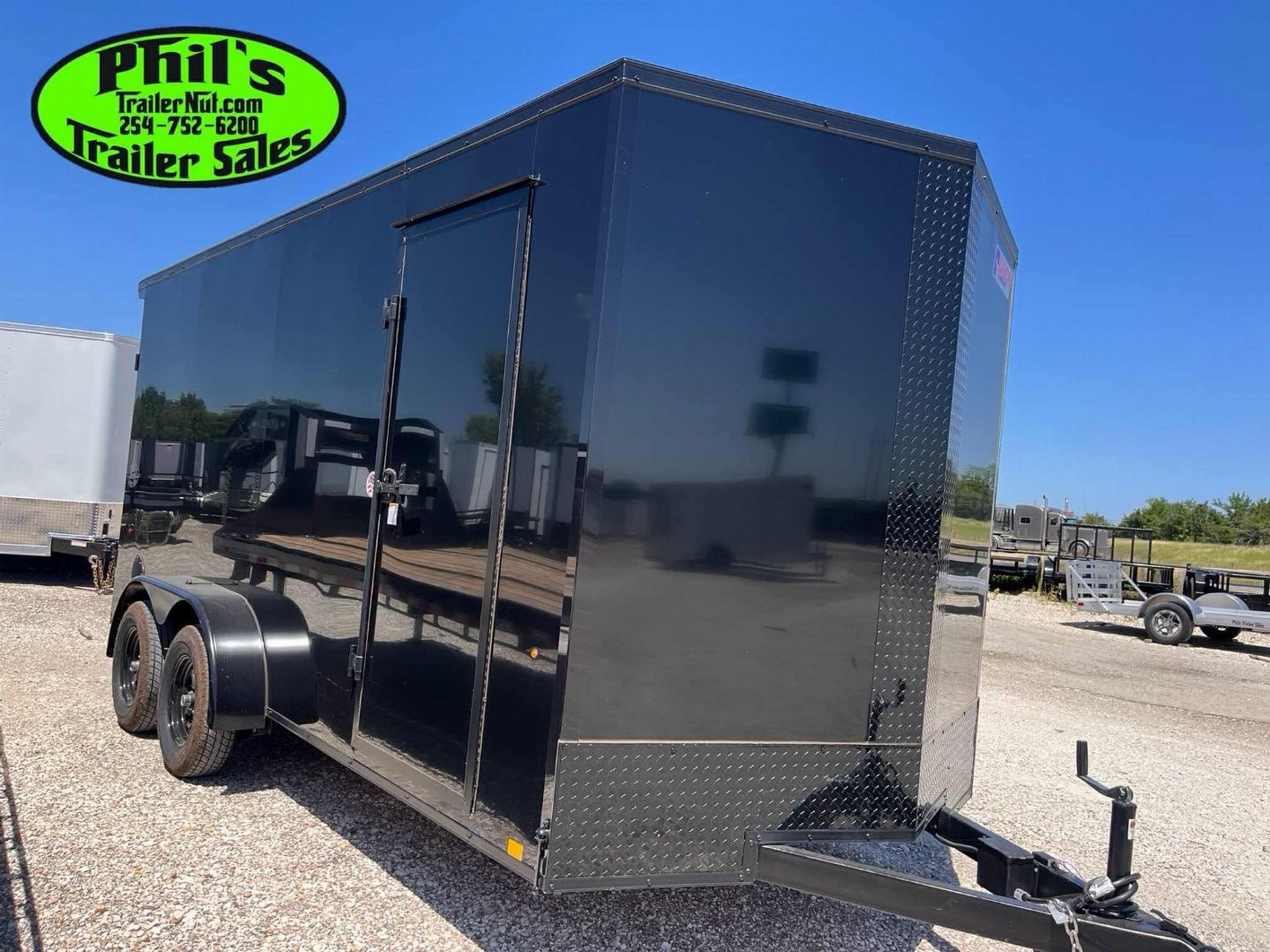 2026 Pace American Trailers 7 x 14 – SCREWLESS .080 EXTERIOR & REAR WING!