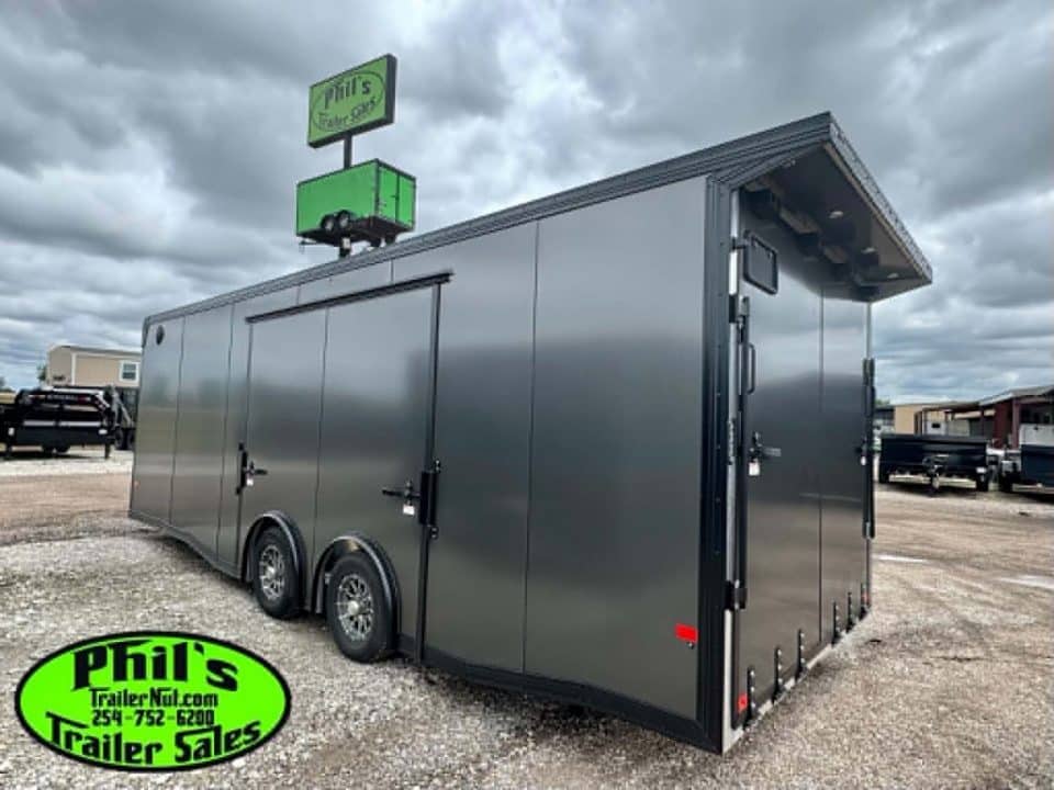2026 E-Z Hauler 8.5X24 ALUMINUM CAR HAULER WITH FULL ESCAPE DOOR Car / Racing Trailer
