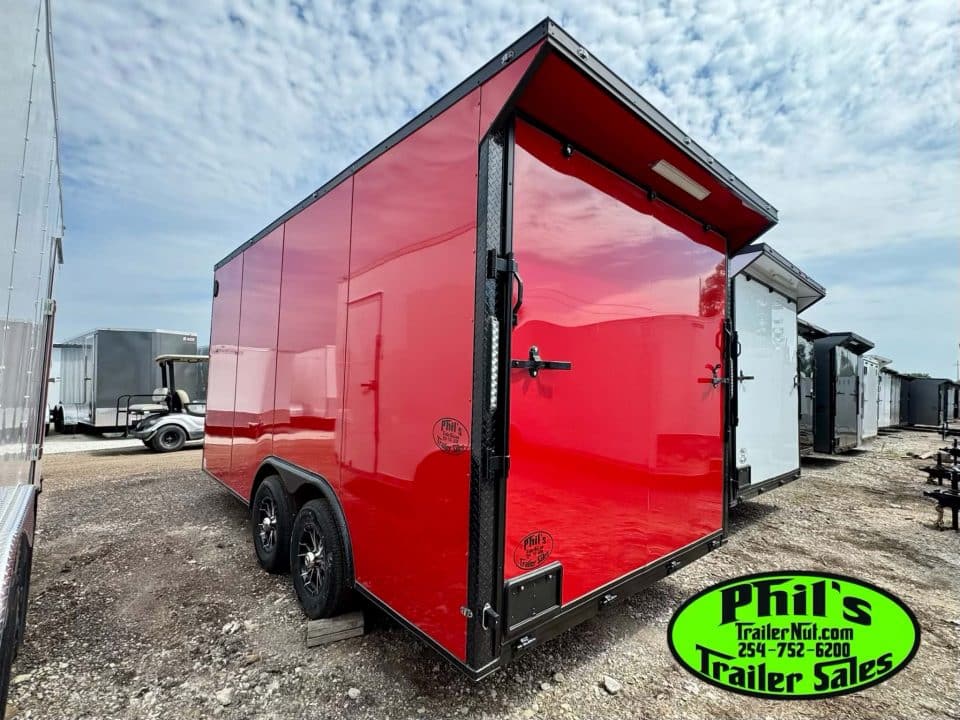 8.5X16 BLACKOUT PACKAGE ALUMINUM WHEELS Cargo / Enclosed Trailer