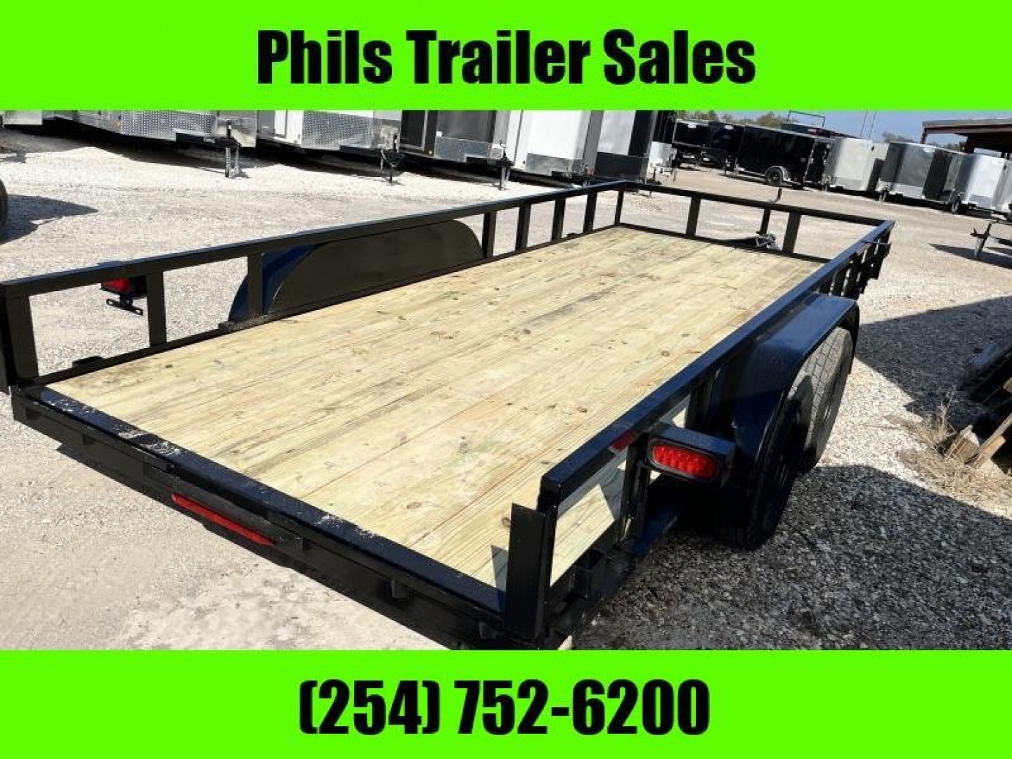 Stanley Trailers UTILITY TRAILER 77X14 TUBE TOP WITH RAMPS Utility Trailer