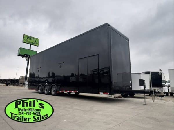 CONTINENTAL CARGO NEW 85X34 STACKER ENCLOSED RACE TRAILER CAR HAULER TRAILER CARGO TRAILERS Car / Racing Trailer