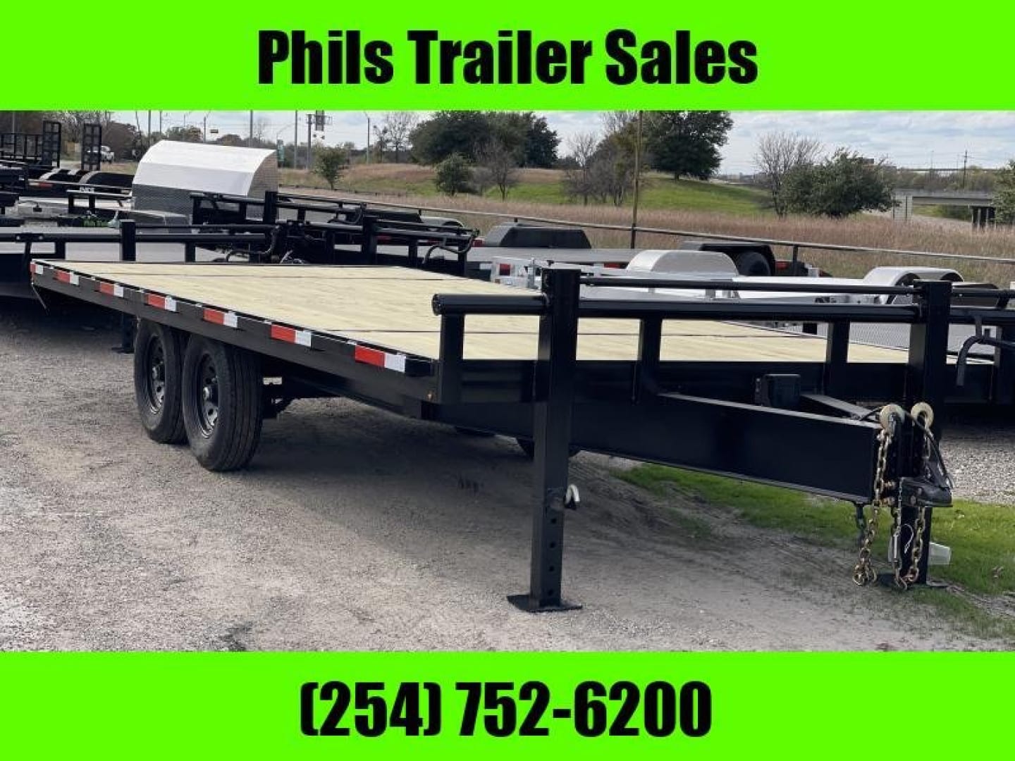 Stanley Trailers 24 DECK OVER EQUIPMENT TRAILER Equipment Trailer 14K GVWR TRAILER