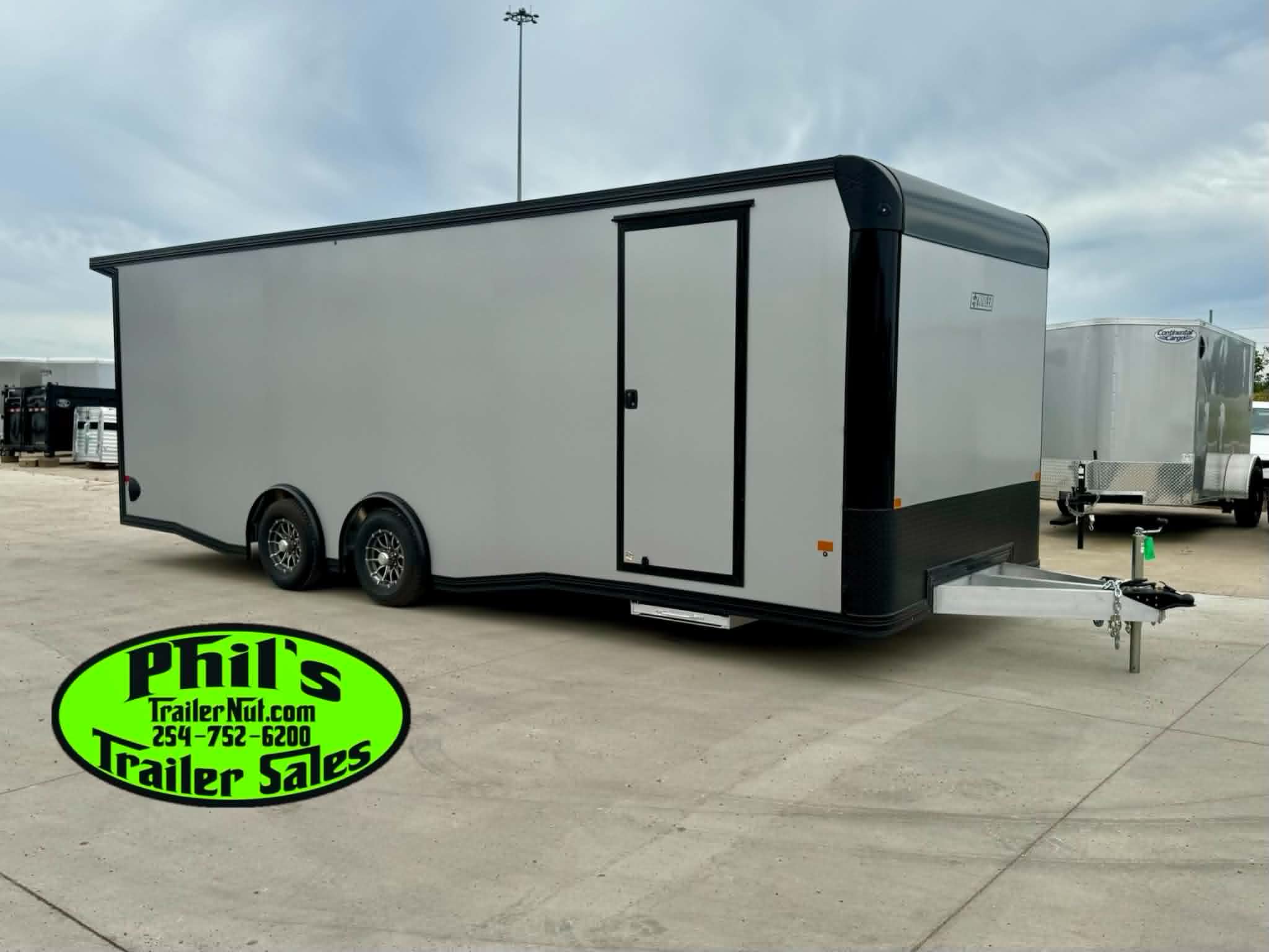 2026 E-Z Hauler 8.5X24 ALUMINUM CAR HAULER WITH FULL ESCAPE DOOR Car / Racing Trailer