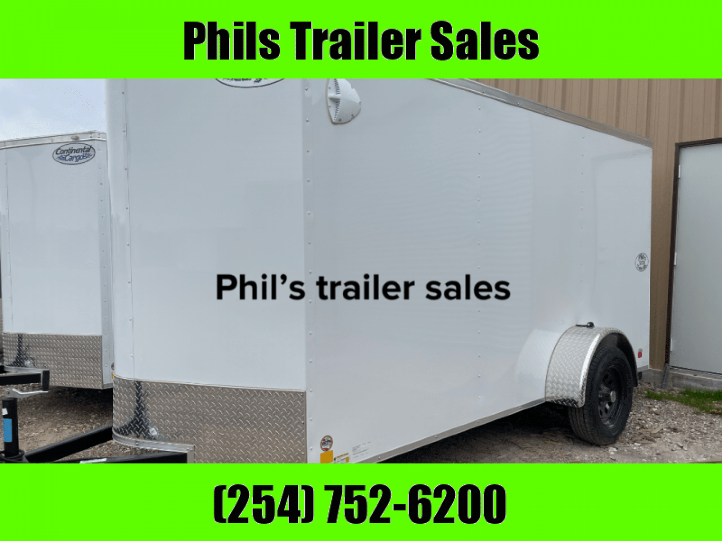 CONTINENTAL CARGO NEW 6X12 V-NOSE DELUX ENCLOSED CARGO TRAILER Cargo / Enclosed Trailer