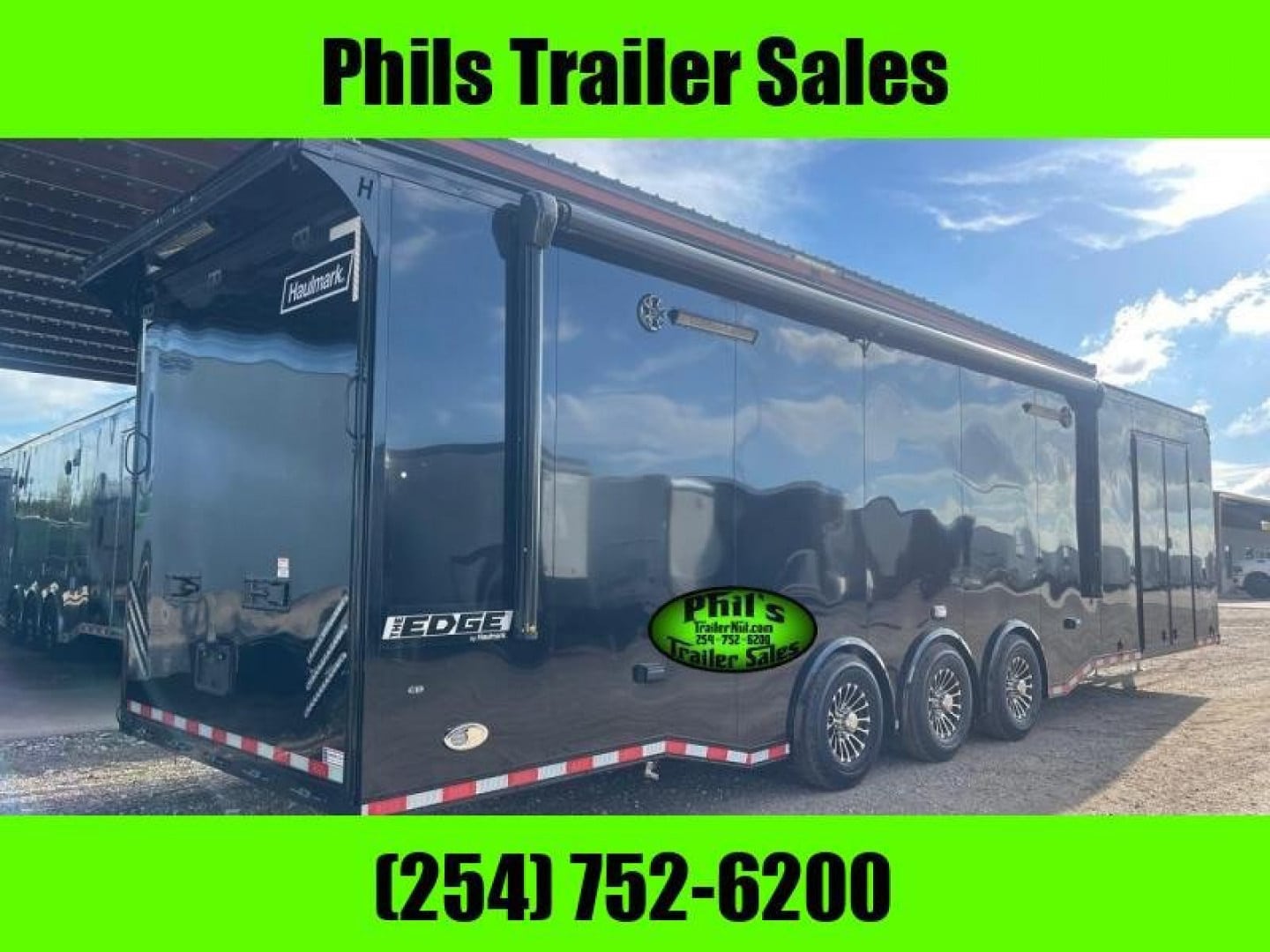 Haulmark NEW 85X32 EDGE ENCLOSED RACE TRAILER ELECTRIC AWNING CAR RACE TRAILER CAR HAULER CARGO TRAILER Car / Racing Trailer