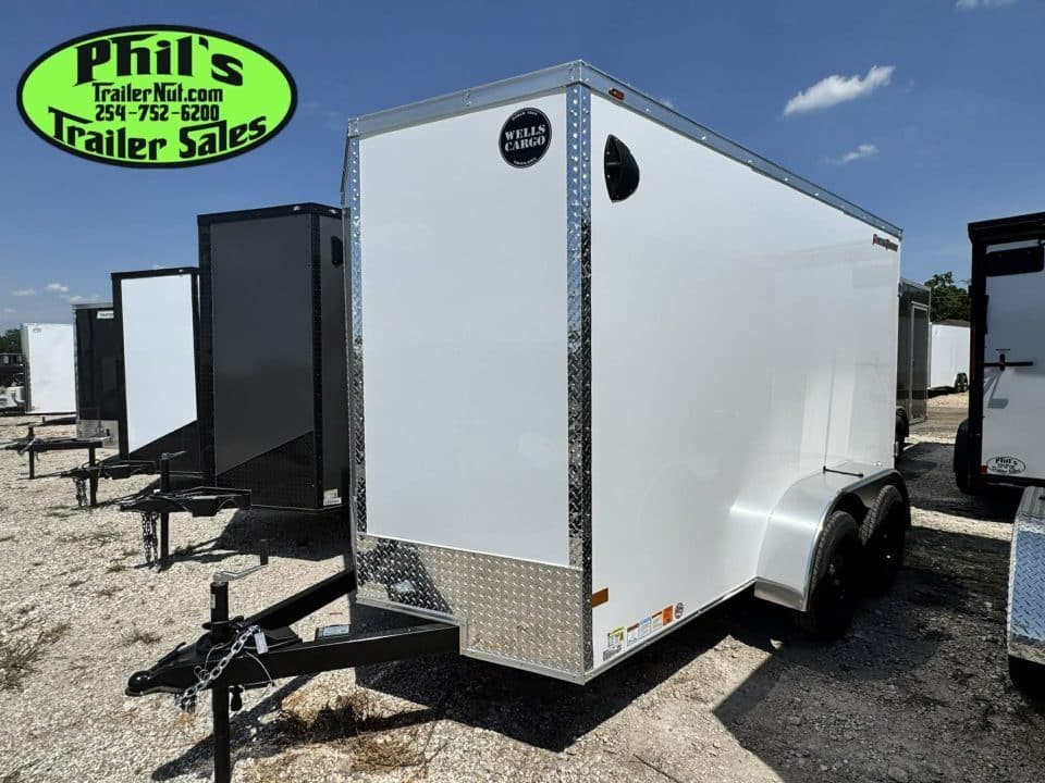 2026 Wells Cargo 6X12 FAST TRACK DELUX Cargo / Enclosed Trailer – REAR DOUBLE DOORS!