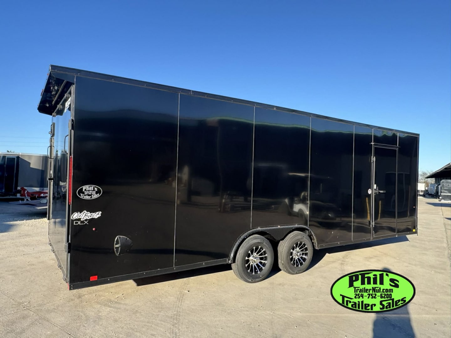 Pace American 8.5X24 Cargo / Enclosed Trailer REAR WING & UPGRADED .080 SCREWLESS EXTERIOR car hauler ALUMINUM WHEEL UPGRADE!!!