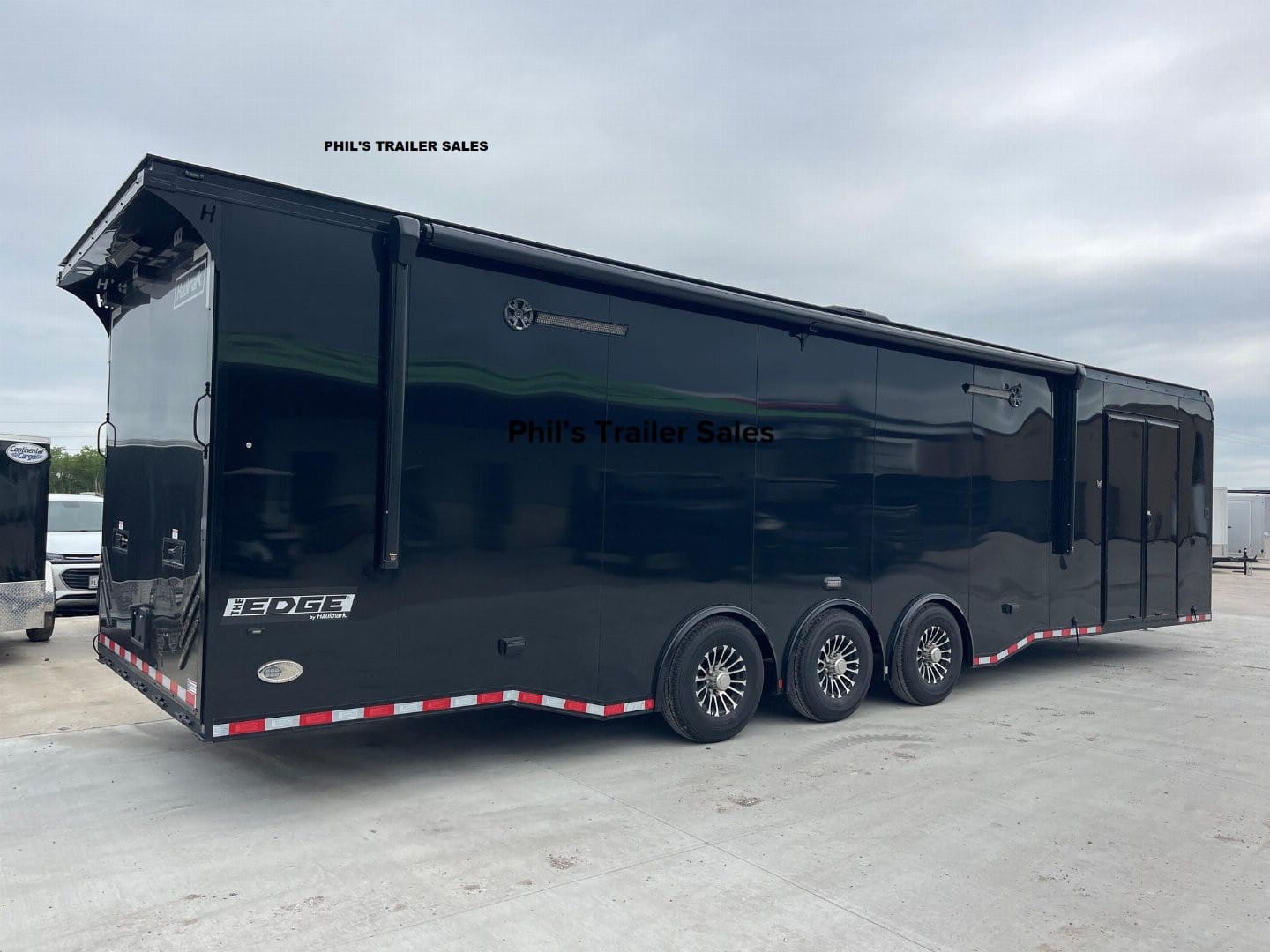 Haulmark NEW 85X34 EDGE ENCLOSED RACE TRAILER ELECTRIC AWNING CAR RACE TRAILER CAR HAULER CARGO TRAILER Car / Racing Trailer