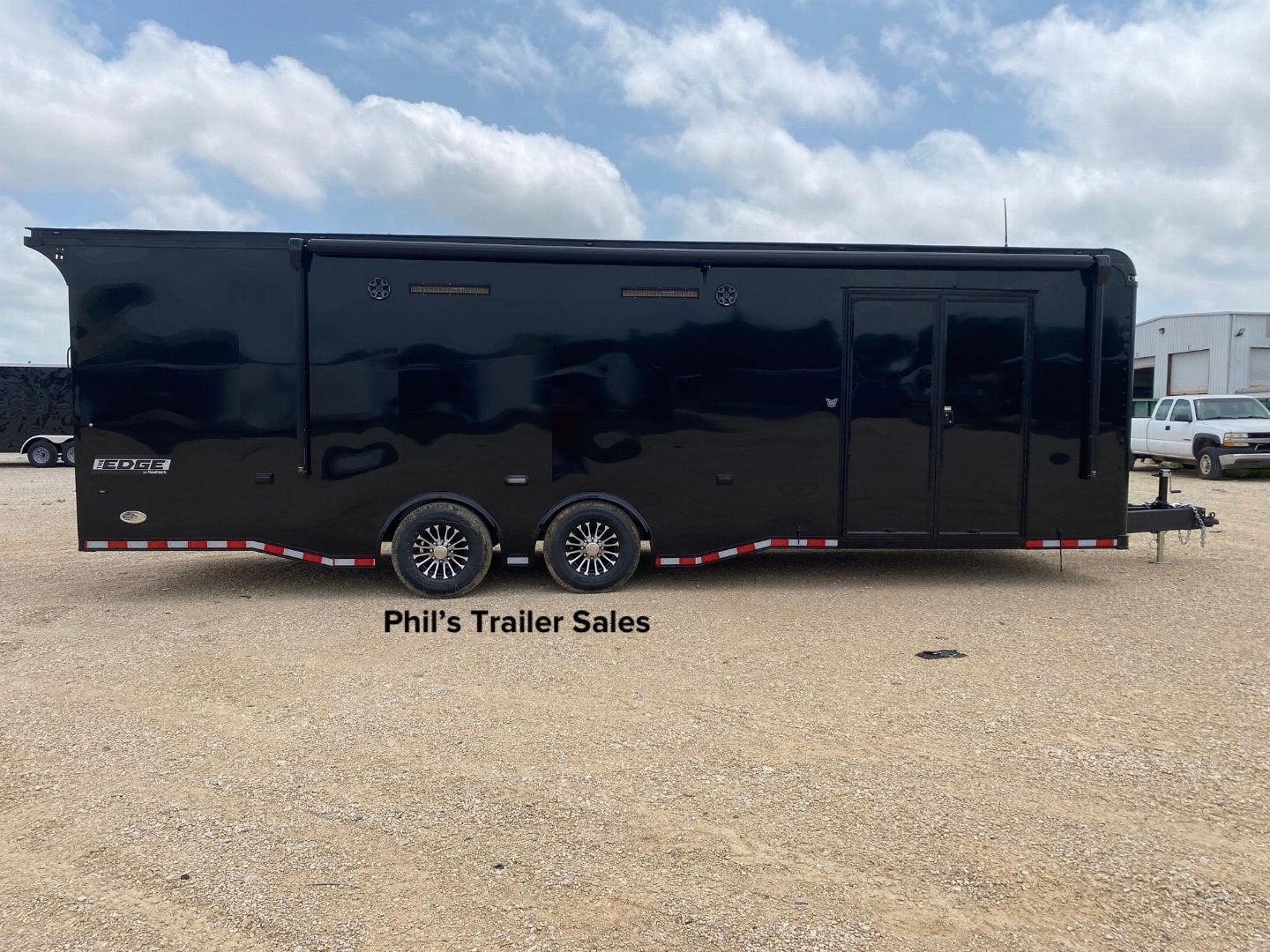Haulmark NEW 8.5X28 EDGE PRO ENCLOSED CAR RACE TRAILER HAULER ELECTRIC AWNING Car / Racing Trailer