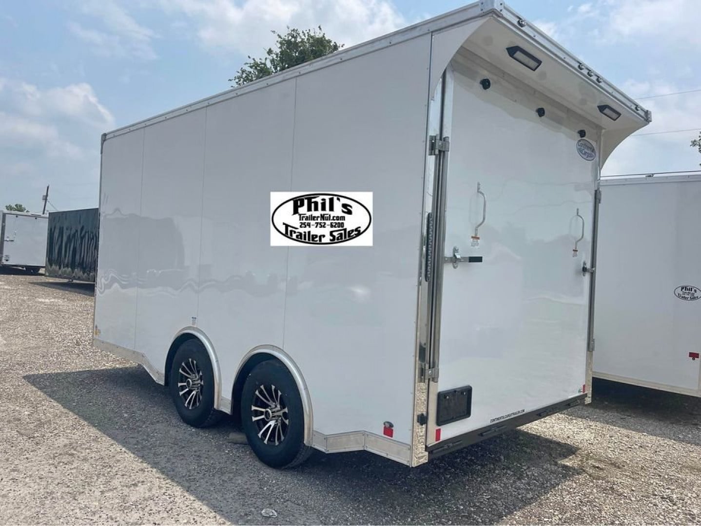 CONTINENTAL CARGO 8.5 X 16 Cargo / Enclosed Trailer ALUMINUM WHEELS EXTRA HEIGHT GREAT FOR UTV!