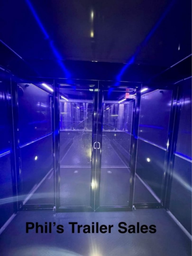 Haulmark NEW 85X34 EDGE CAR ENCLOSED RACE TRAILER 2 ELECTRIC AWNINGS & GLASS DOORS!! HAULER TRAILER CARGO TRAILERS Car / Racing Trailer
