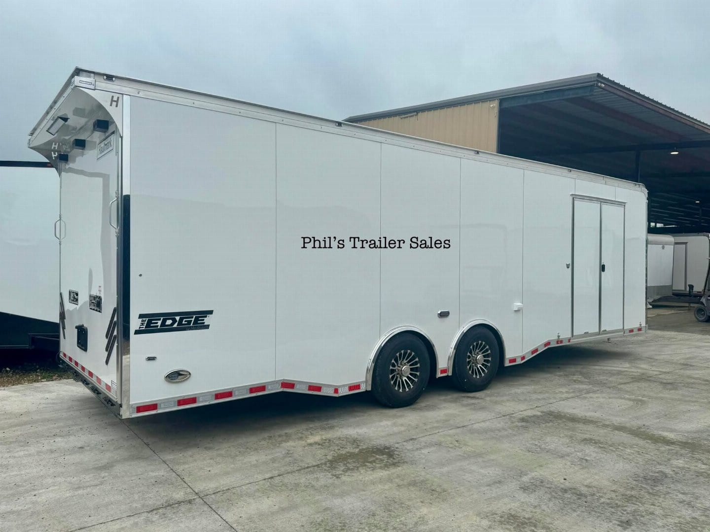 Haulmark 28′ HAULMARK EDGE Car / Racing Trailer DEXTER TORSION AXLES, TUBE FRAME, .080 EXTERIOR