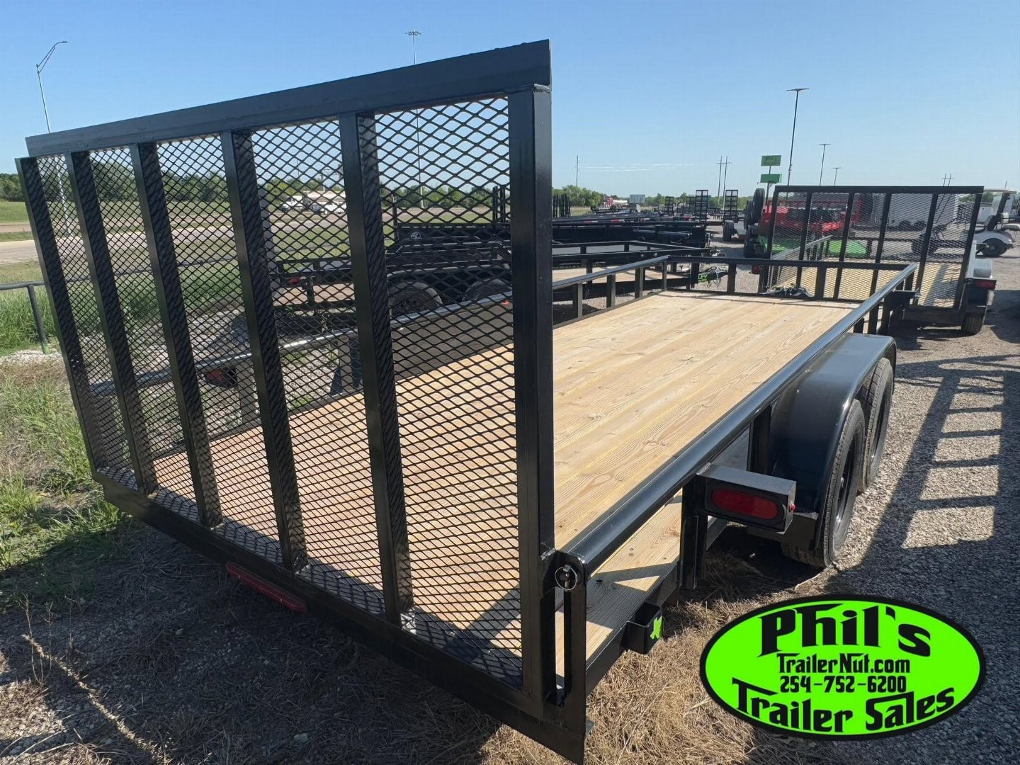 Stanley Trailers UTILITY TRAILER 83X20 PIPE TOP WITH REAR GATE BRAKES Utility Trailer