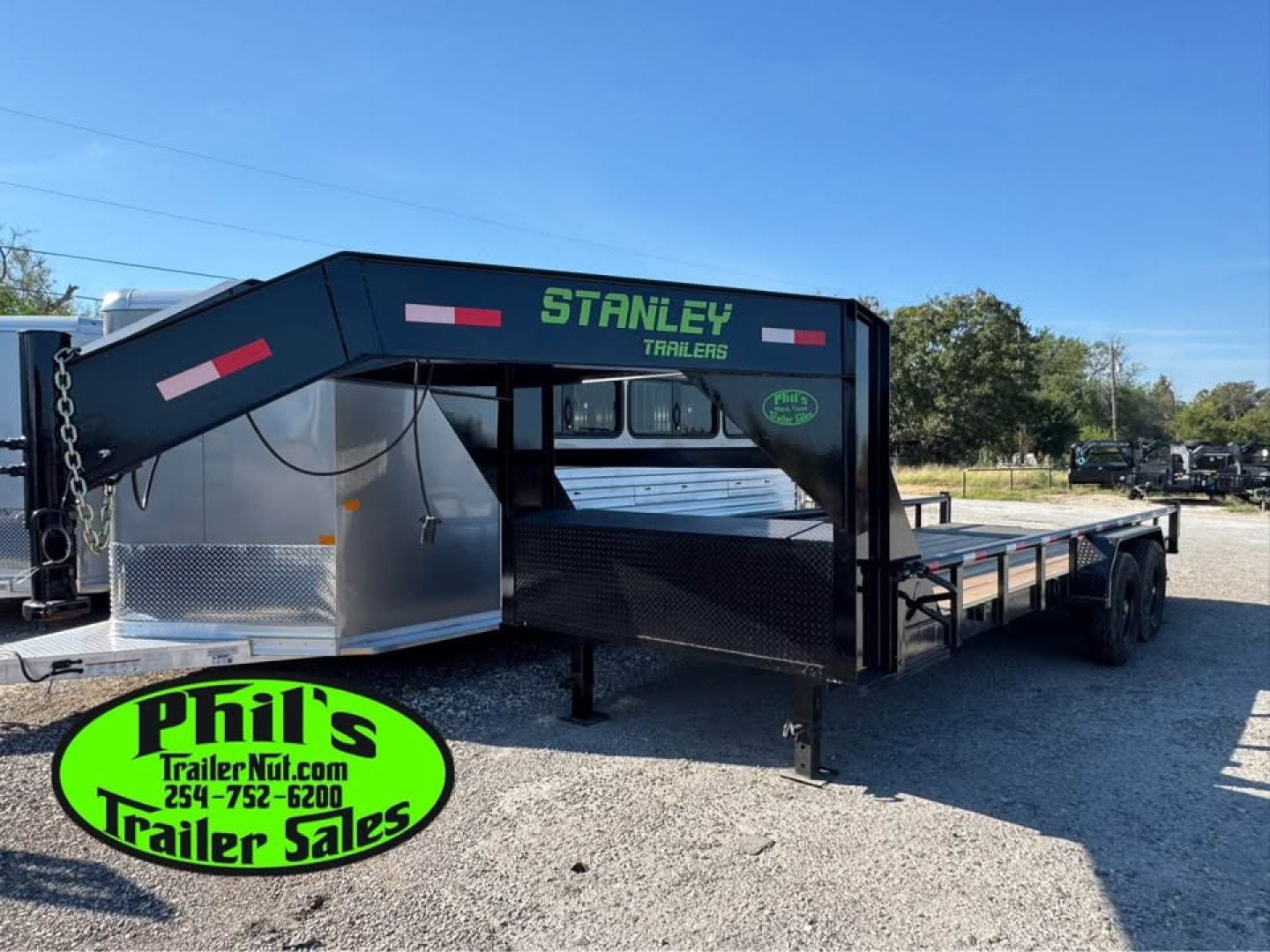 Stanley Trailers 20′ Equipment Trailer PIPE TOP UTILITY TRAILER 14K GVWR DEXTER AXLES!!