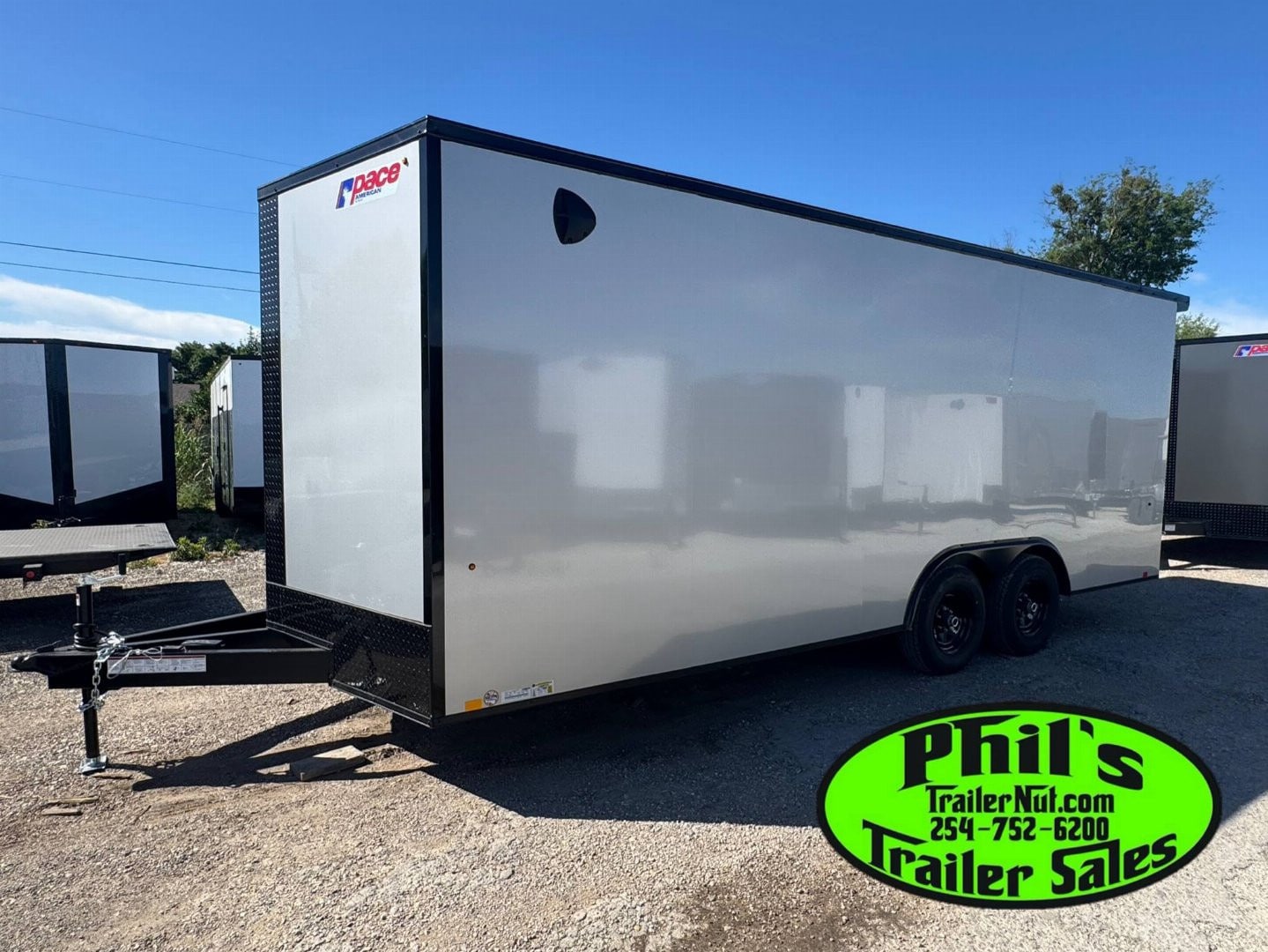 Pace American 8.5X20 Cargo / Enclosed Trailer REAR WING & UPGRADED .080 SCREWLESS EXTERIOR