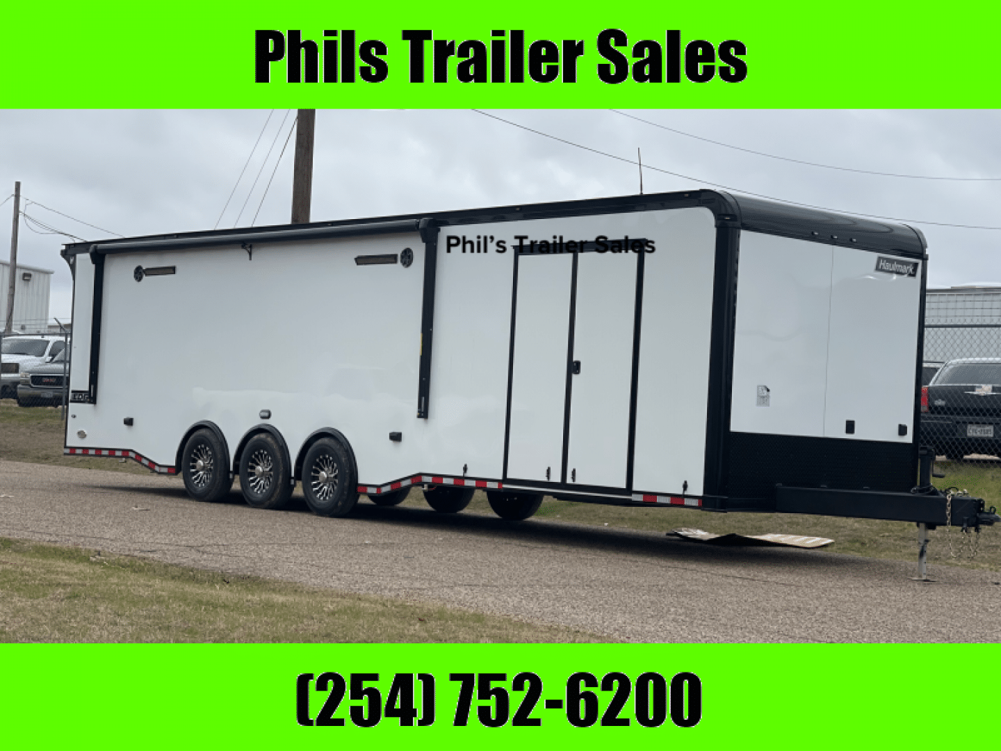 Haulmark NEW 85X34 EDGE ENCLOSED RACE CAR TRAILER ELECTRIC AWNING TRAILER CAR HAULER CARGO TRAILERS Car / Racing Trailer