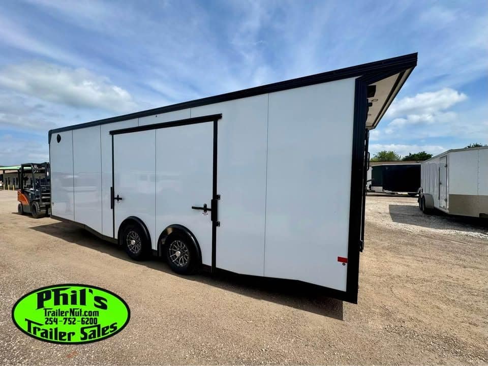 2026 E-Z Hauler 8.5X24 Car / Racing Trailer ALUMINUM CAR HAULER WITH FULL ESCAPE DOOR