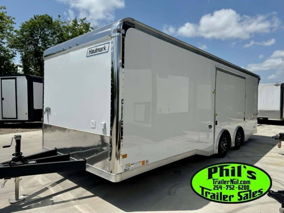 2026 Haulmark 8.5X24 EDGE RACE TRAILER FULL ESCAPE DOOR WITH REMOVABLE FENDER Car / Racing Trailer