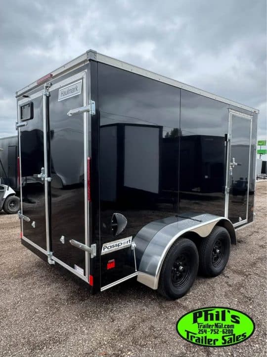 2026 Haulmark 6X12 Cargo / Enclosed Trailer PASSPORT DELUX – REAR DOUBLE DOORS!