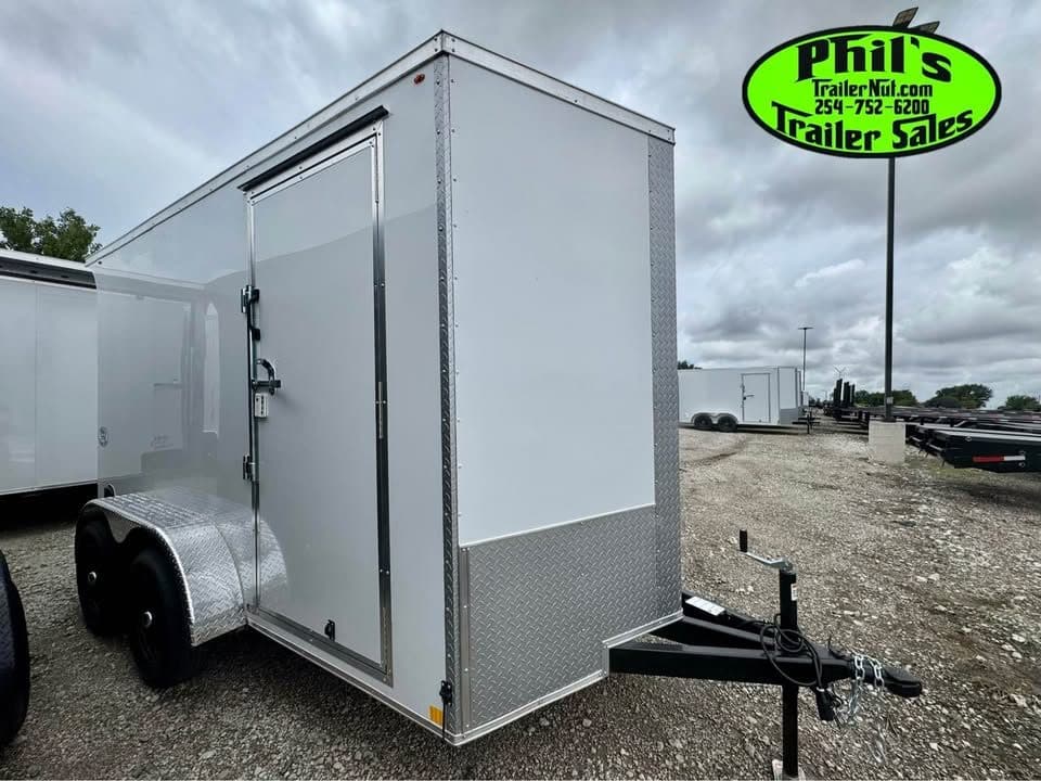 2026 Other 6X12 ENCLOSED TRAILER UPGRADED 7′ INTERIOR 7 REAR WING! Cargo / Enclosed Trailer