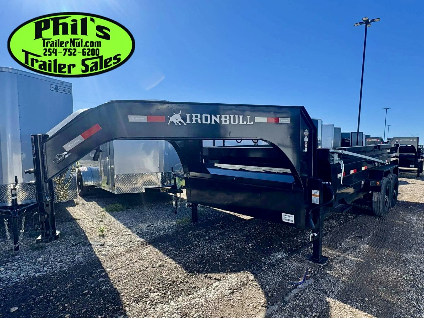 2026 Iron Bull 83X16 Dump Trailer 24” SIDES & PRO RETRACTABLE TARP UPGRADE! ONLY 1 AVAILABLE AT THIS PRICE!