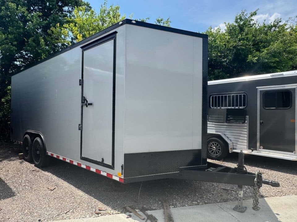 USED 2023 Cell-Tech Trailers 8.5X20 Cargo / Enclosed Trailer 7000 LB AXLES