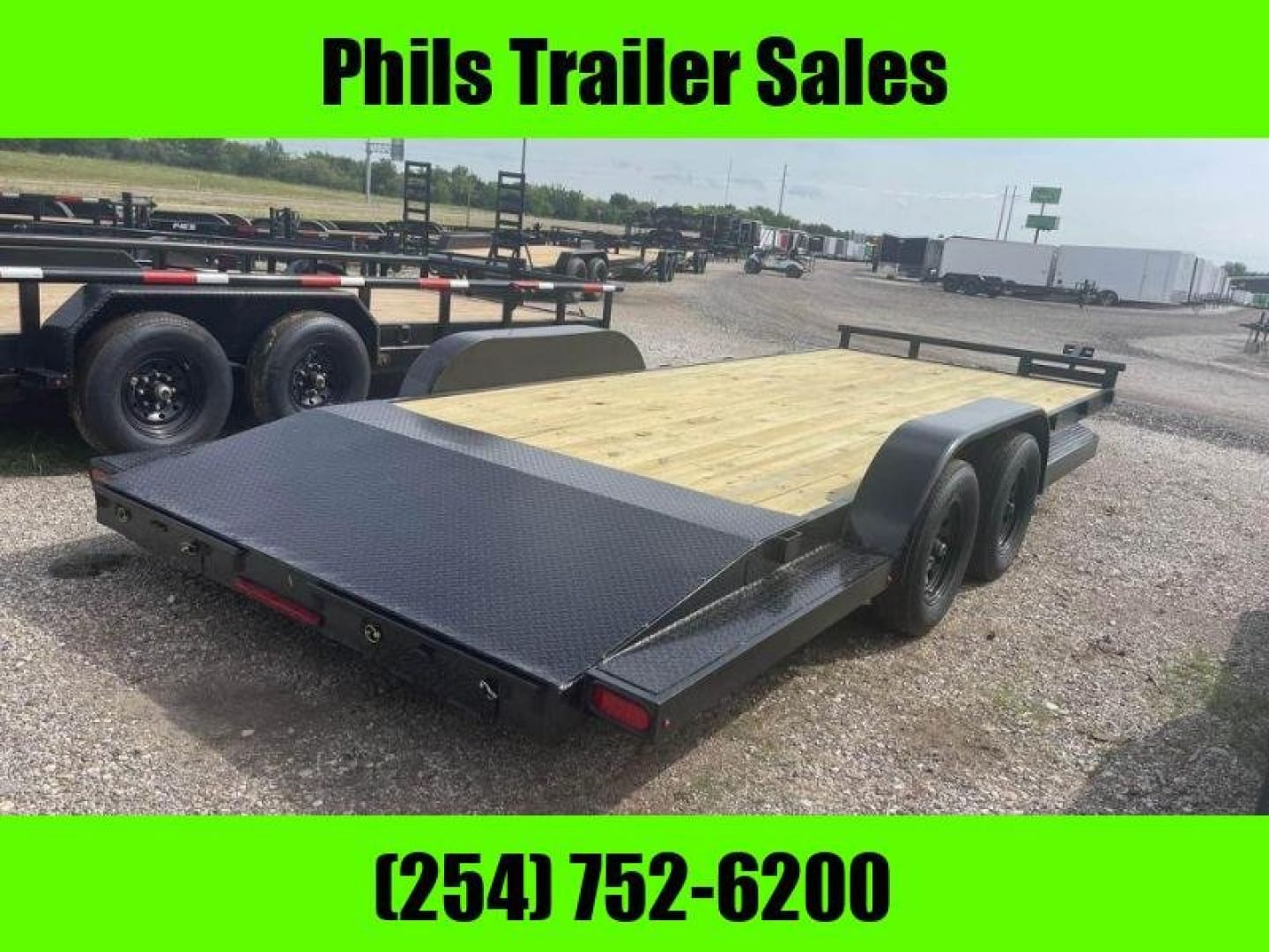 Stanley Trailers NEW 20′ OPEN CAR HAULER TRAILER UTILITY TRAILER WOOD DECK Equipment Trailer