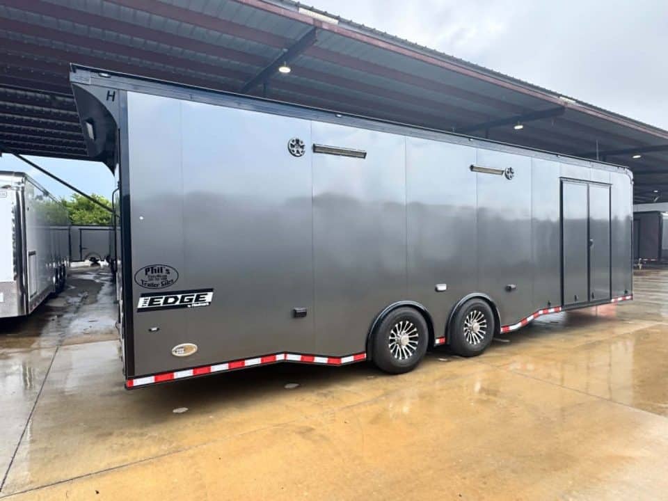 2023 Haulmark 8.5X28 EDGE PRO RACE TRAILER WITH AC, WINCH & ELECTRIC JACK Car / Racing Trailer