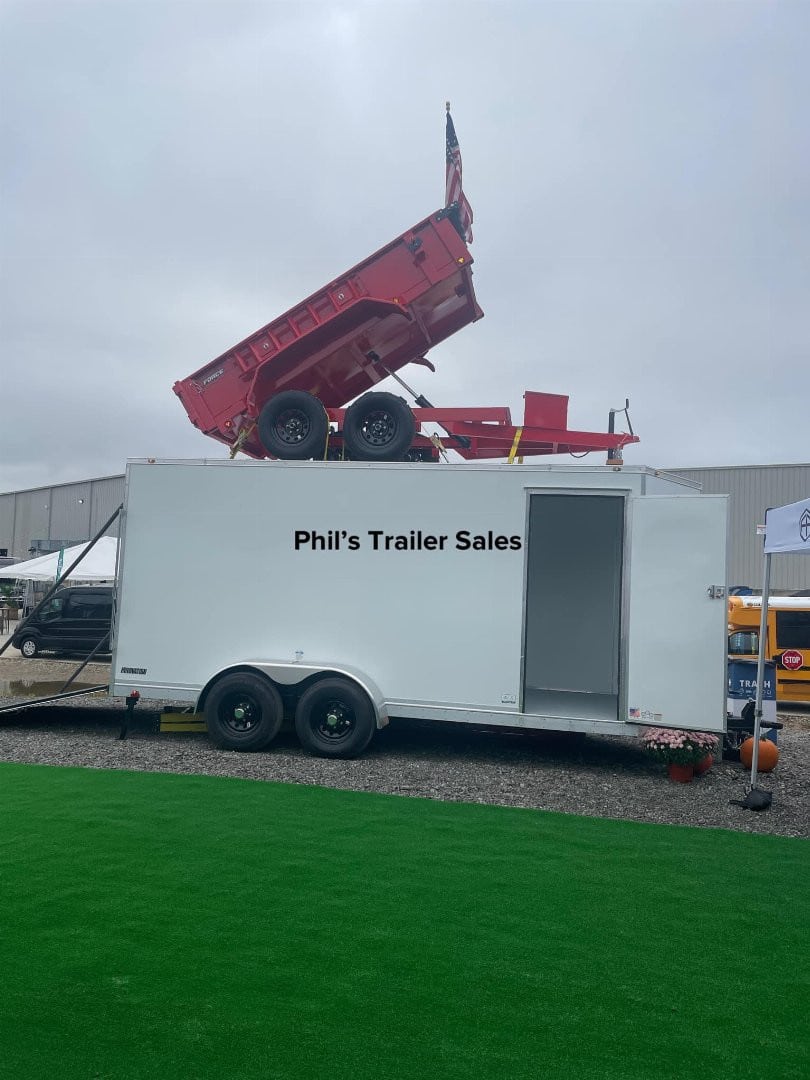 Continental Cargo 7×16 STEEL MOD Cargo / Enclosed Trailer COMMERCIAL GRADE HEAVY DUTY 5200 LB TORSION AXLES!