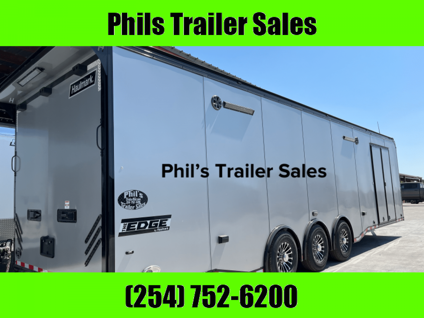 Haulmark NEW 85X32 EDGE ENCLOSED RACE TRAILER CAR HAULER TRAILER CARGO TRAILERS Car / Racing Trailer
