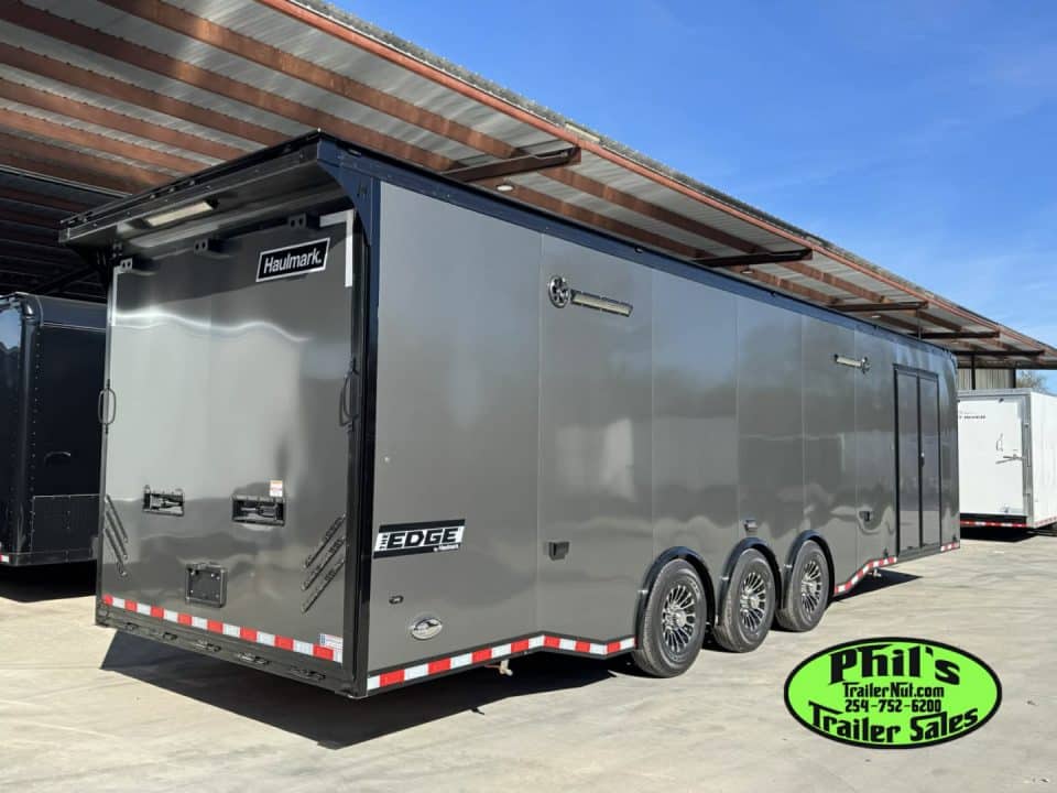 Haulmark NEW 85X34 EDGE ENCLOSED CAR RACE TRAILER CAR HAULER CARGO TRAILERS Car / Racing Trailer ONE TRAILER ONLY FREE ELECTRIC JACK UPGRADE! GET IT QUICK!