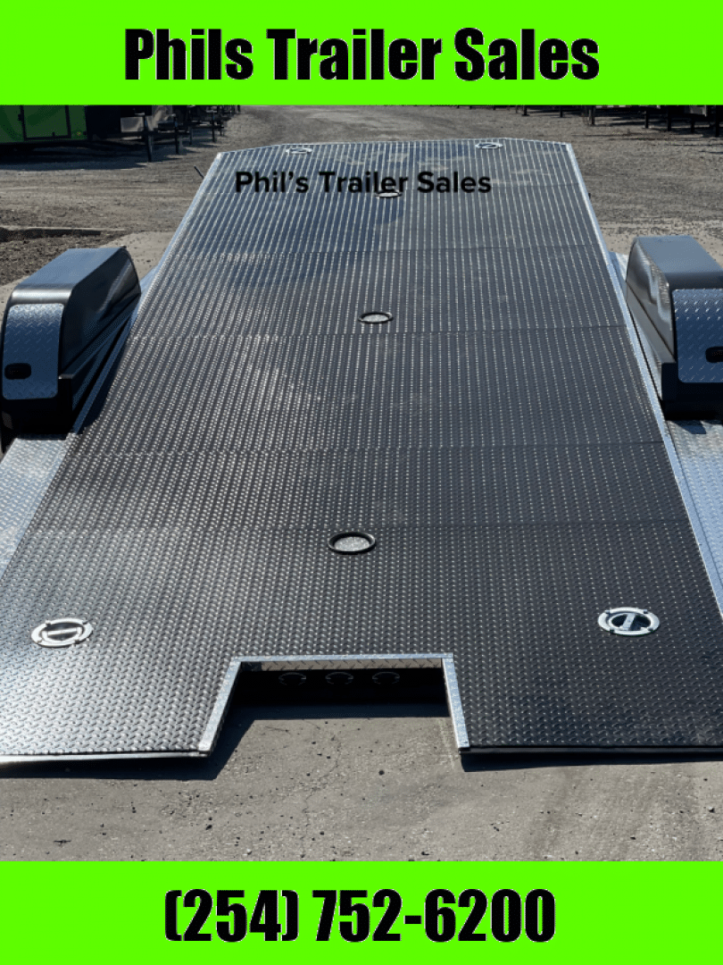 2026 102 Ironworks Trailers – OPEN CAR HAULER TILT TRAILER WITH 5200 LB AXLES