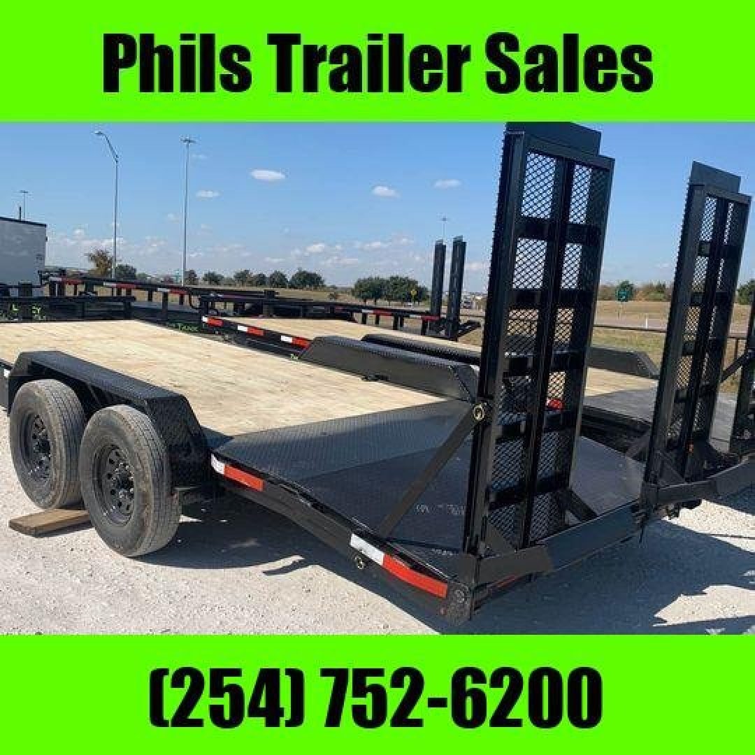 83X16 EQUIPMENT HAULER TRAILER THE TANK EQUIPMENT TRAILERS STAND UP RAMPS
