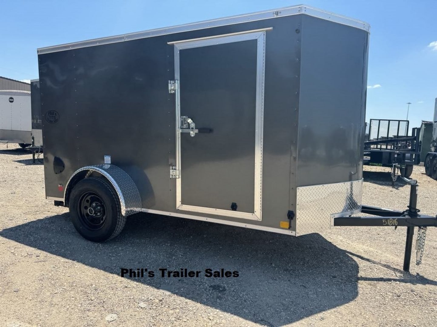 CONTINENTAL CARGO 5X8 ENCLOSED TRAILER CARGO TRAILER RAMP NATIONAL BRAND Cargo / Enclosed Trailer