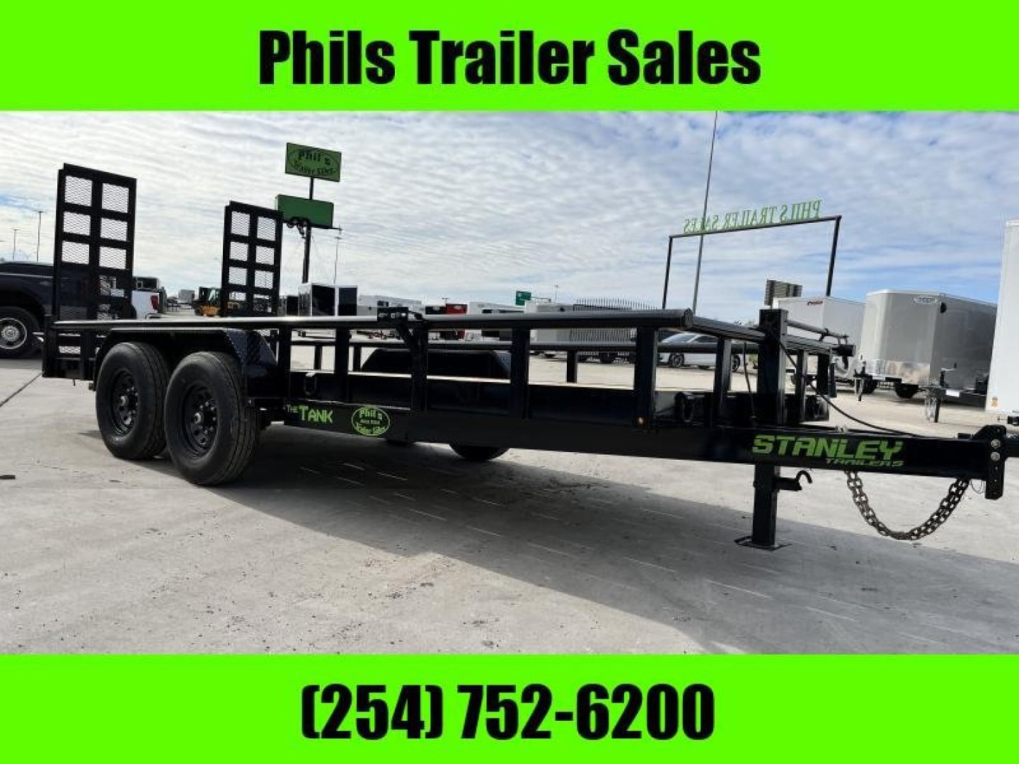 Stanley Trailers 83X20 EQUIPMENT TRAILER HAULER OPEN TRAILER UTILITY Equipment Trailer