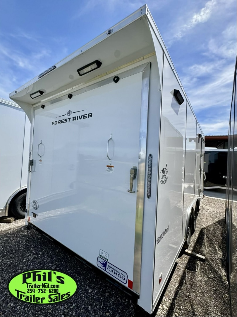 2026 Continental Cargo NEW 85X16 V-NOSE ELECTRICAL PACKAGE ENCLOSED MOTORCYCLE TRAILER TRAILER CARGO TRAILERS Motorcycle Trailer
