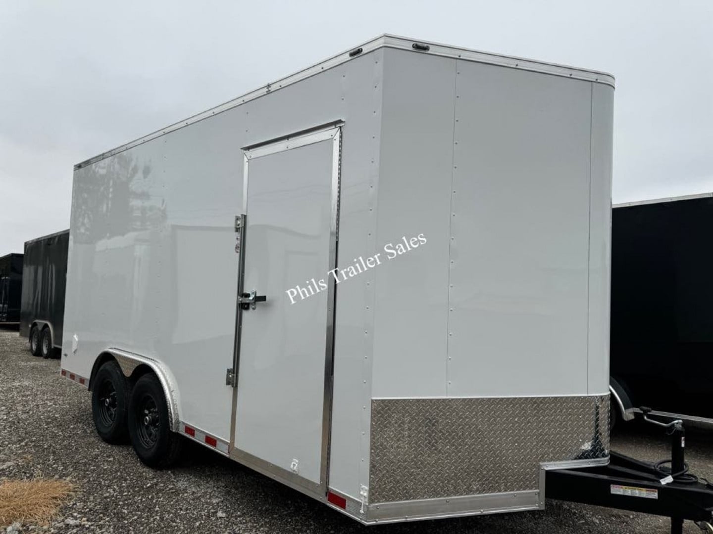 Stallion Manufacturing LLC 8.5 X 16 14 K ENCLOSED TRAILER 7′ 4″ INTERIOR HT Cargo / Enclosed Trailer