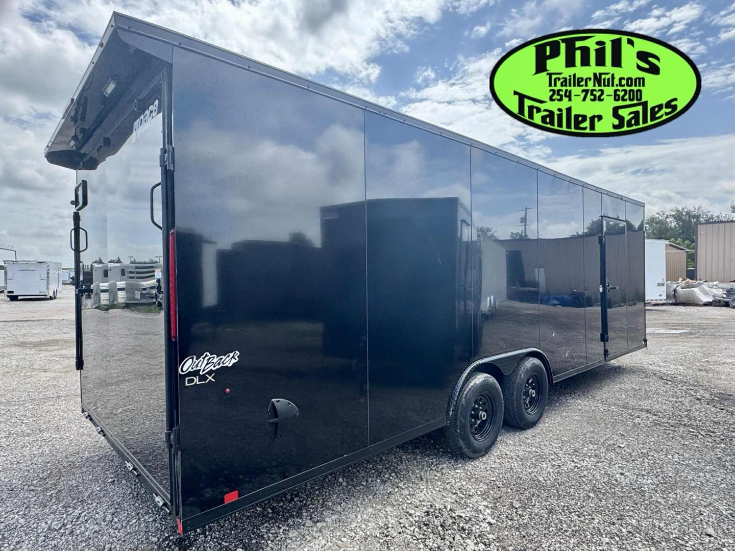 Pace American 8.5X24 Cargo / Enclosed Trailer REAR WING & UPGRADED .080 SCREWLESS EXTERIOR car hauler