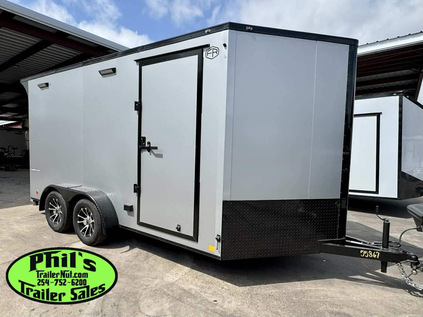 2026 Continental Cargo NEW 7X14 V-NOSE MOTORCYCLE TRAILER ENCLOSED TRAILER CARGO TRAILERS Motorcycle Trailer