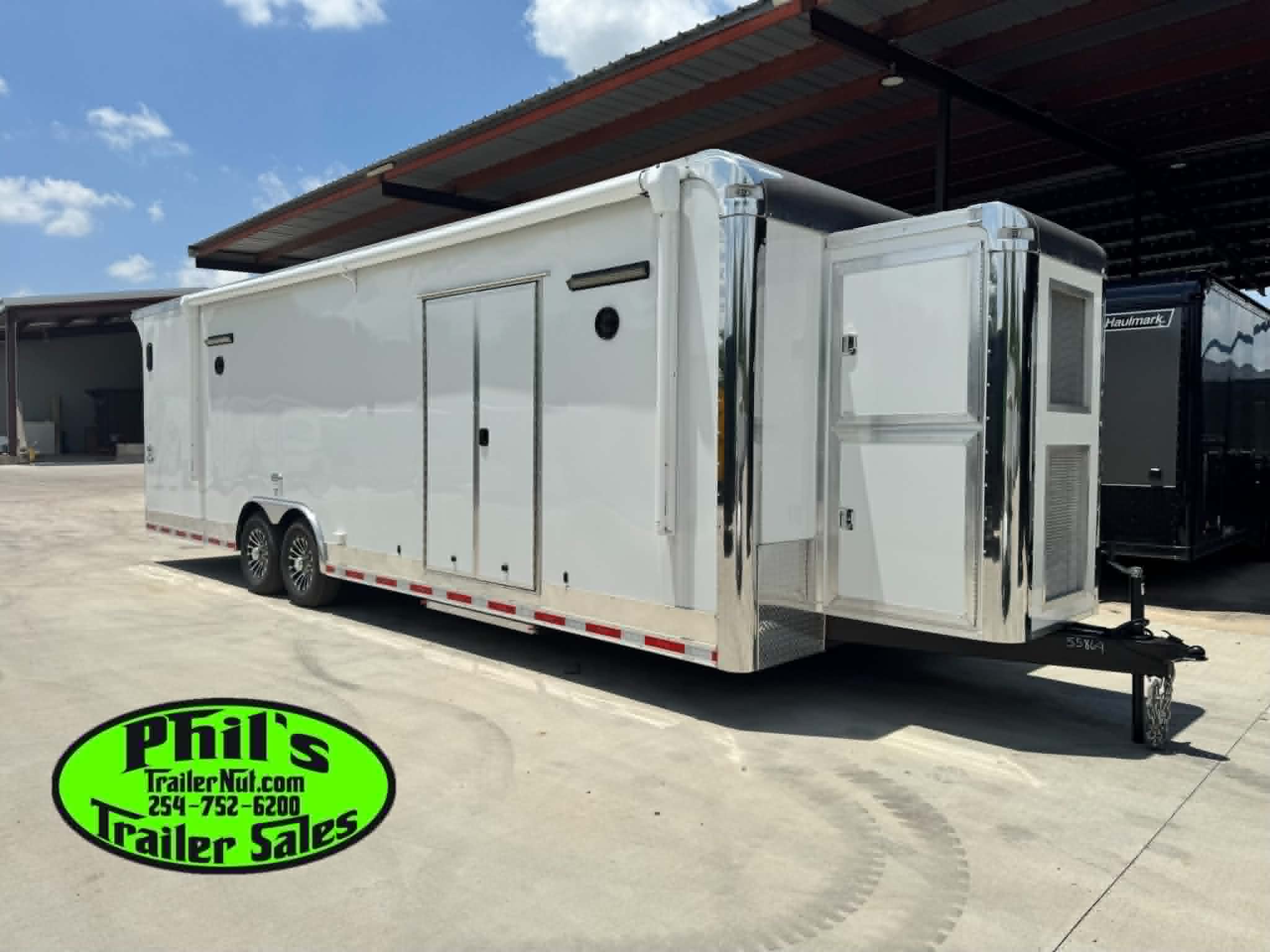 2026 Continental Cargo 8.5X28 RACE TRAILER BATHROOM PACKAGE – CAR HAULER WITH MINI SPLIT, ELECTRIC AWNING & MORE! – #AM28WBATH