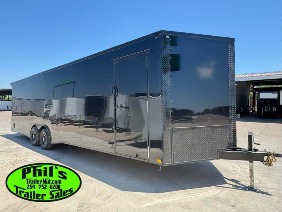 2026 8.5X28 ENCLOSED TRAILER CARGO TRAILER Cargo / Enclosed Trailer .080 EXTERIOR & REAR WING!