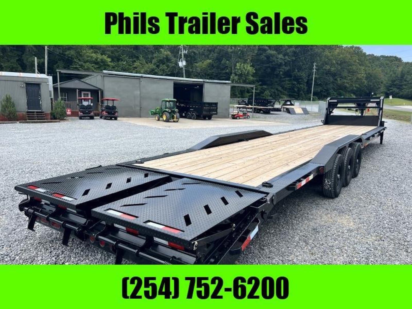 2026 Iron Bull NEW 102X40 GOOSENECK EQUIPMENT TRAILER DRIVE OVER FENDERS OPEN TRAILER UTILITY Utility Trailer