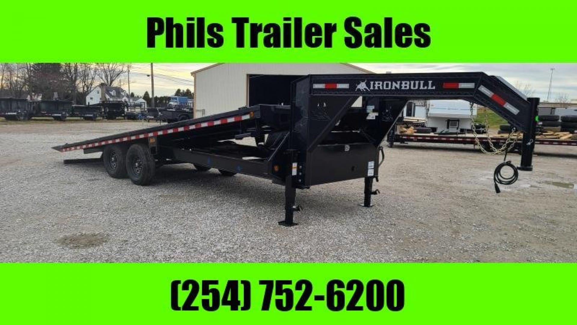 2026 Iron Bull 26′ IRON BULL TILT GOOSENECK TRAILER 7 K AXLES EQUIPMENT TRAILER Equipment Trailer