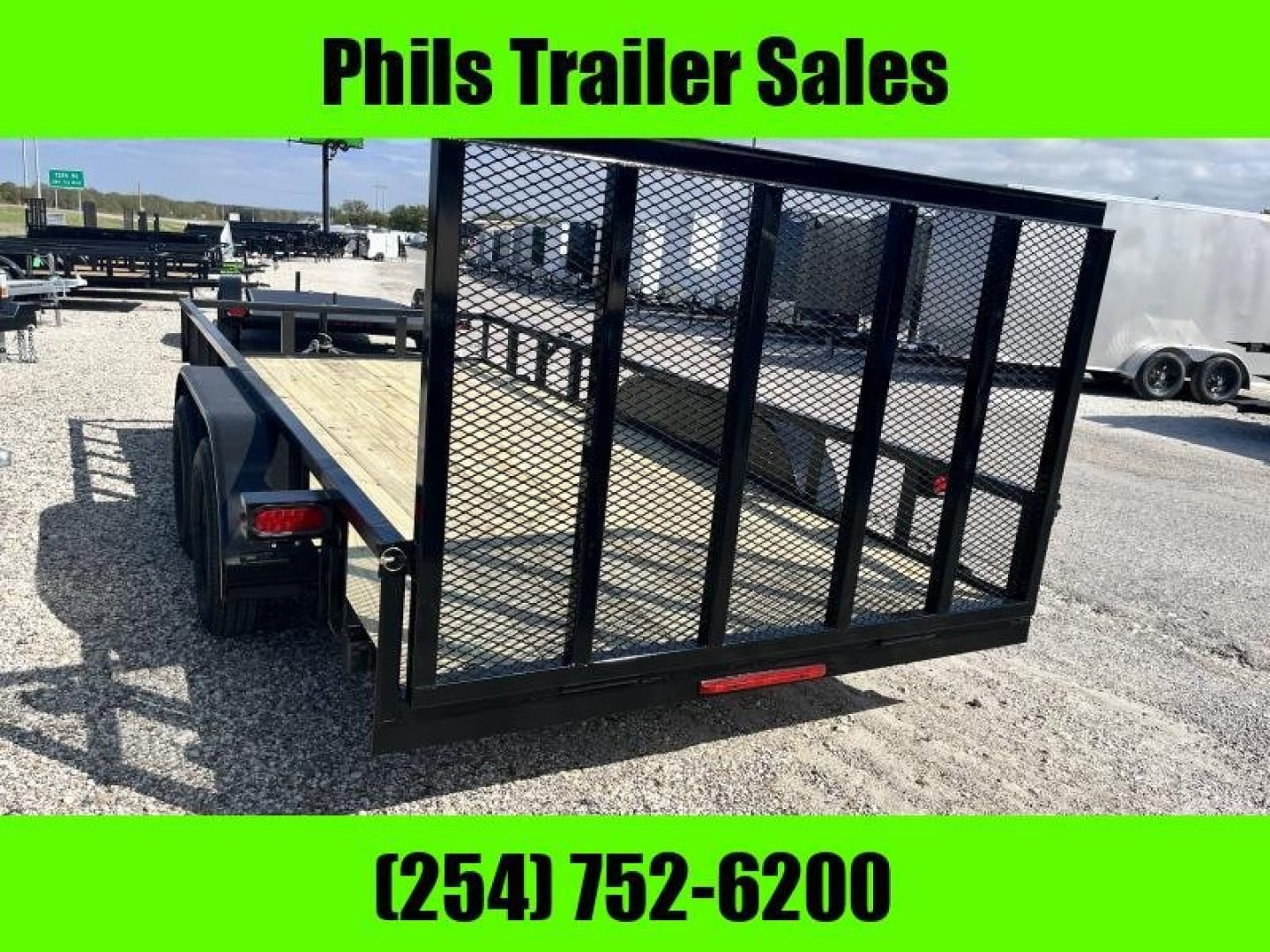 2026 Stanley Trailers 77X16 UTILITY TRAILER TUBE TOP, GATE & BRAKE AXLE!