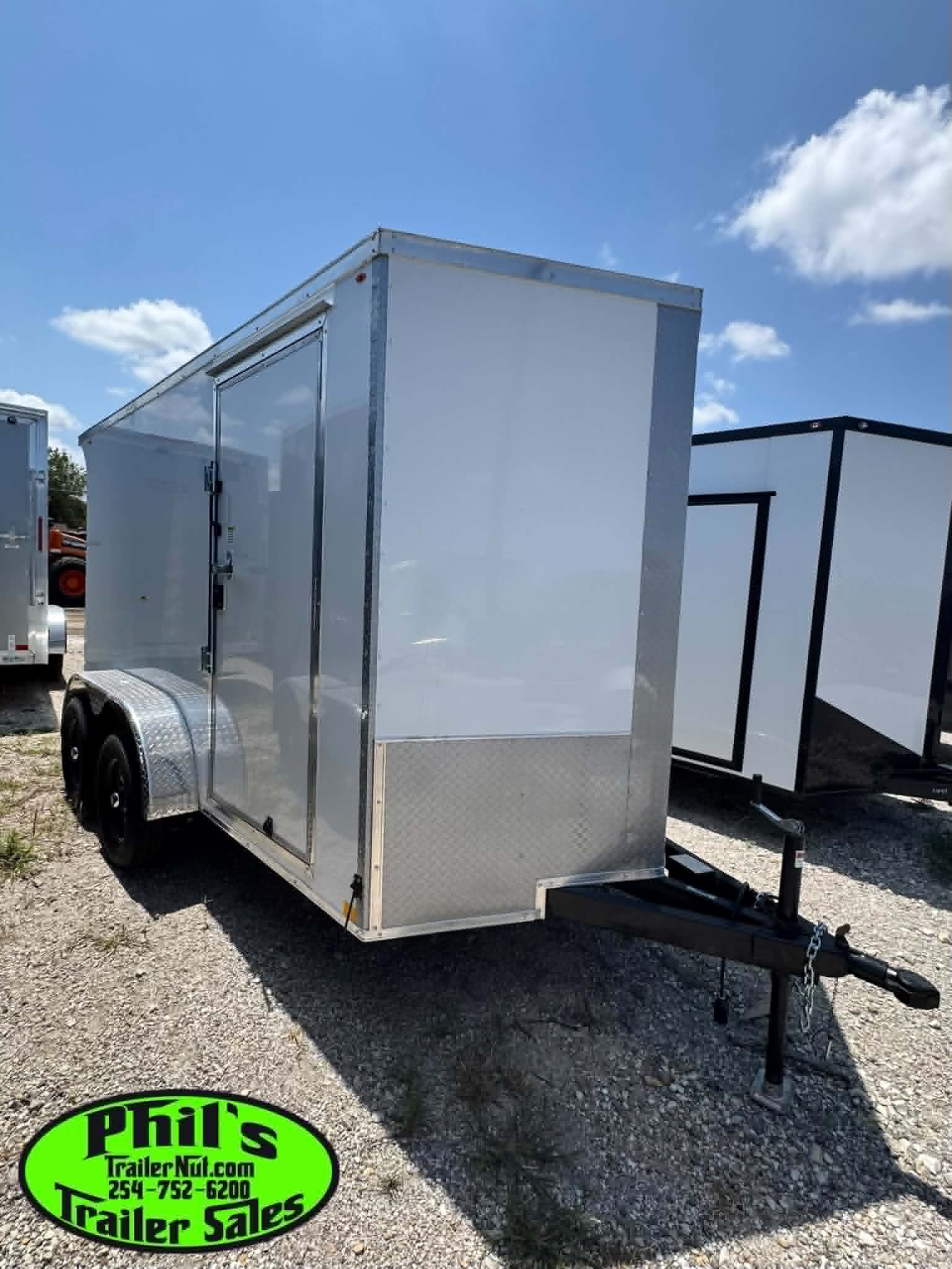 2026 6 x 12 ENCLOSED TRAILER CARGO TRAILER REAR DOUBLE DOORS & UPGRADED 7′ INTERIOR HEIGHT!