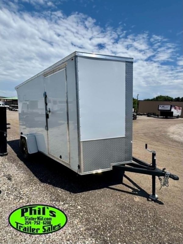 2026 6 x 12 ENCLOSED TRAILER CARGO TRAILER WITH DOUBLE DOORS!
