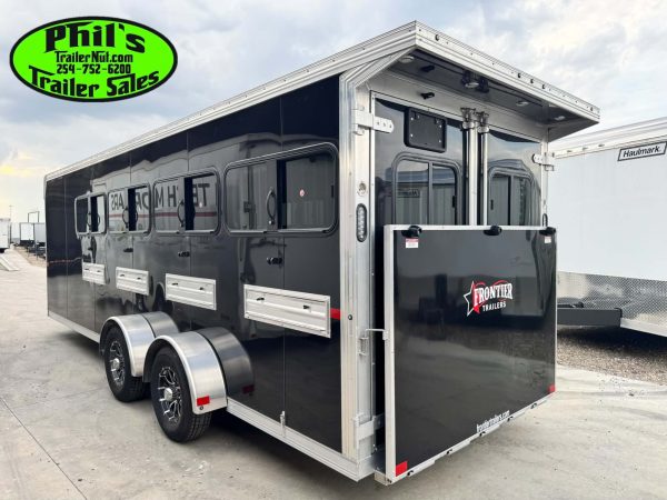 2026 Frontier Trailers 8 PEN LOW PRO LIVE STOCK TRAILER WITH AC PIG/SHEEP/GOAT TRAILER Livestock