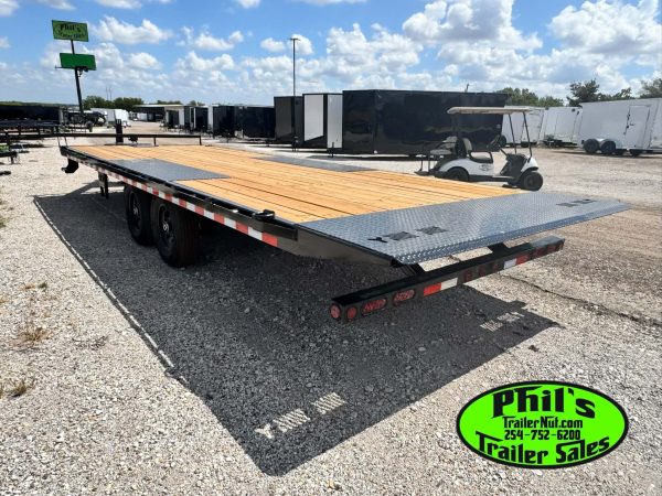 2027 Iron Bull Trailers 102 x 24 Deckover TILT Trailer14K GVWR HEAVY DUTY EQUIPMENT TRAILER